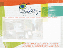 Tablet Screenshot of ecole-alya-voce.com